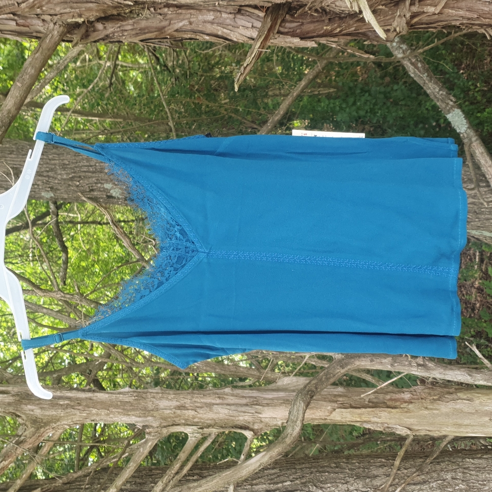 Super Cute Western Teal Tank Top Blouse